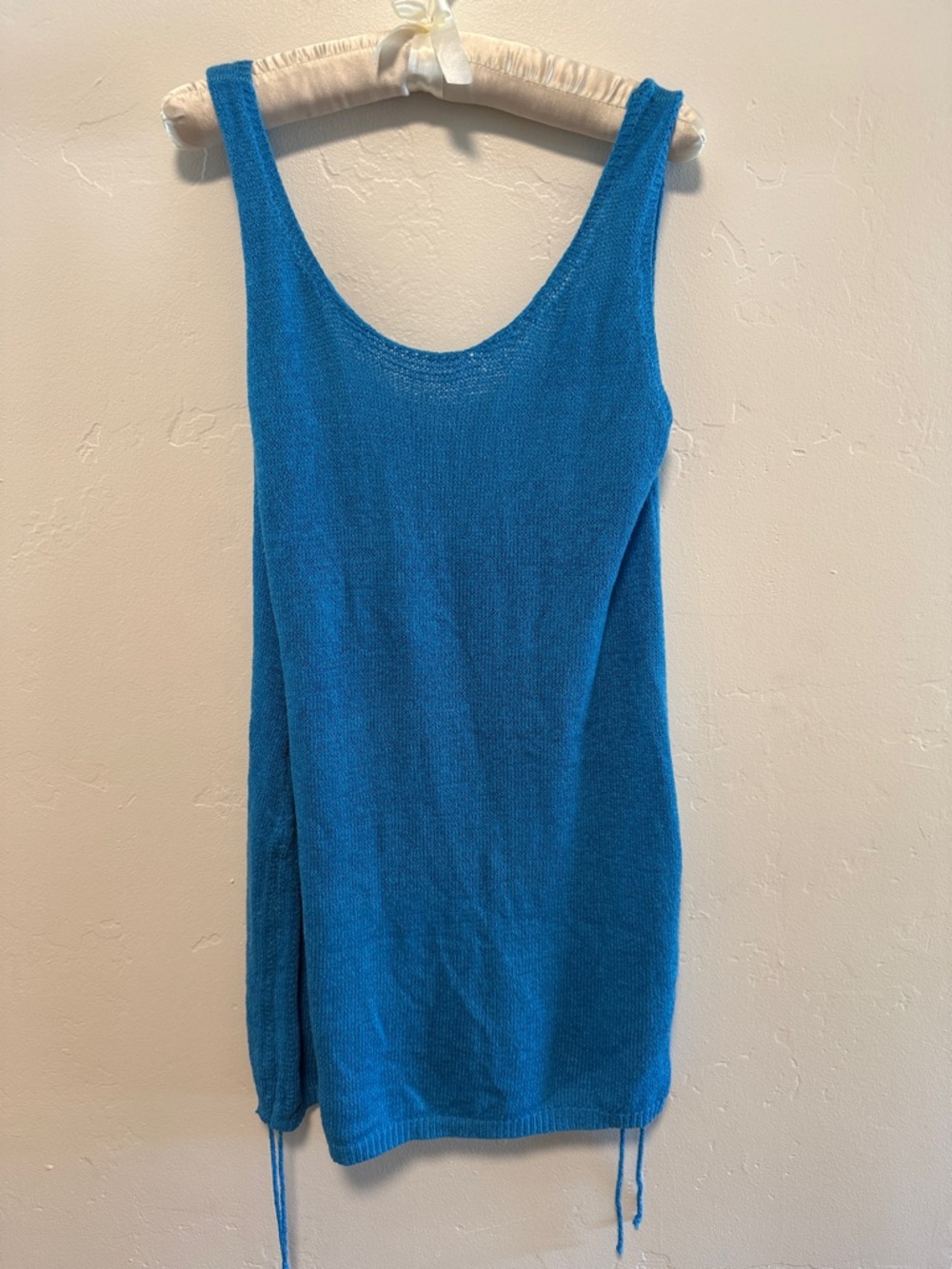 Women's Sleeveless Mini Dress in Bright Blue